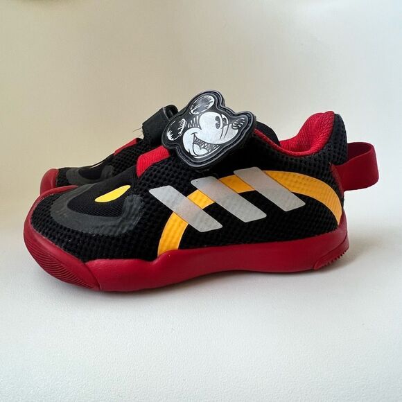 Adidas Disney Mickey Mouse Active Play Sneakers Toddler Size 7 - Picture 7 of 10
